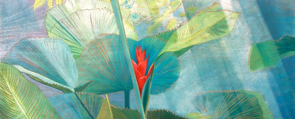 Meditative Garden with Passion for Life
